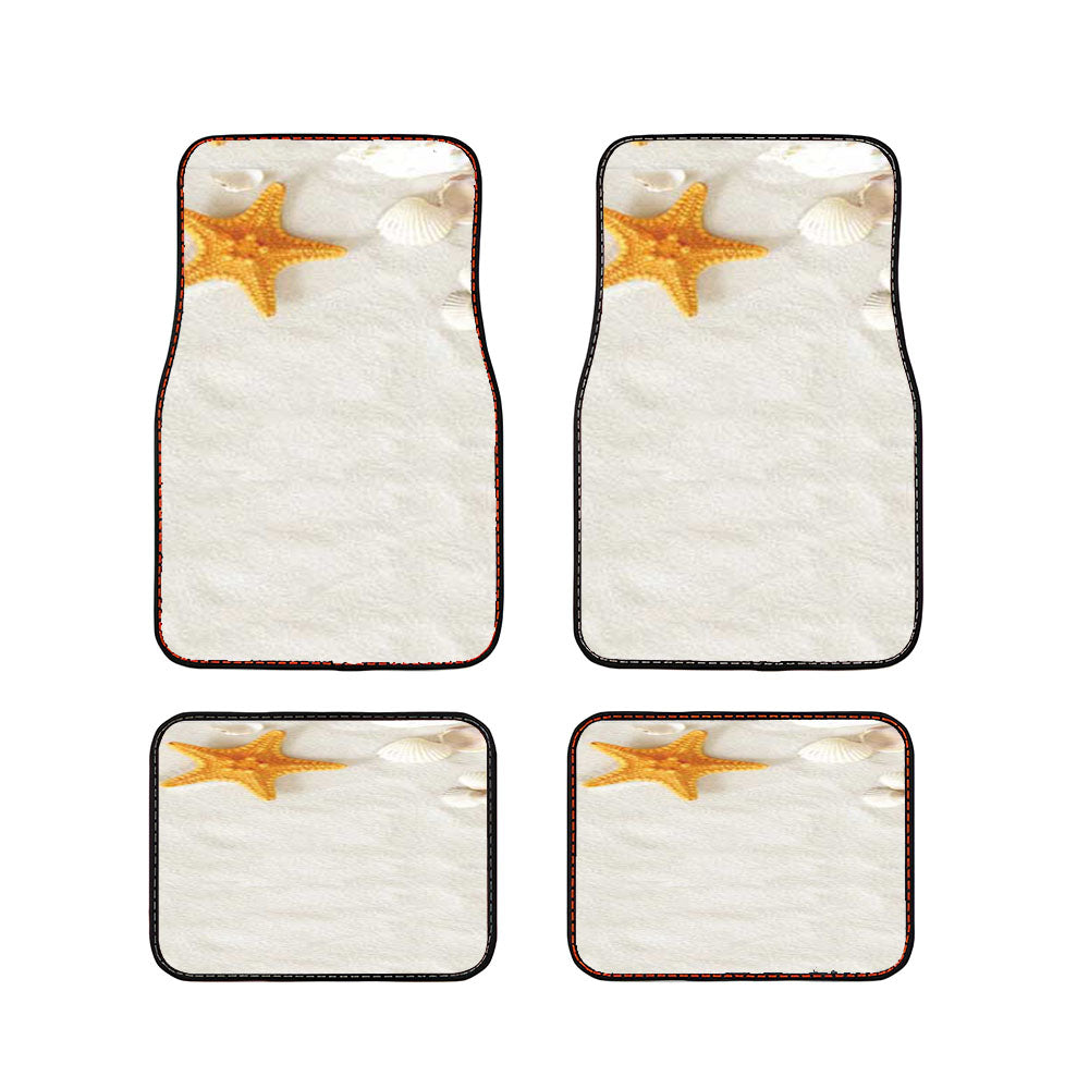 Starfish Wht Sand Car Floor Mats Accessories