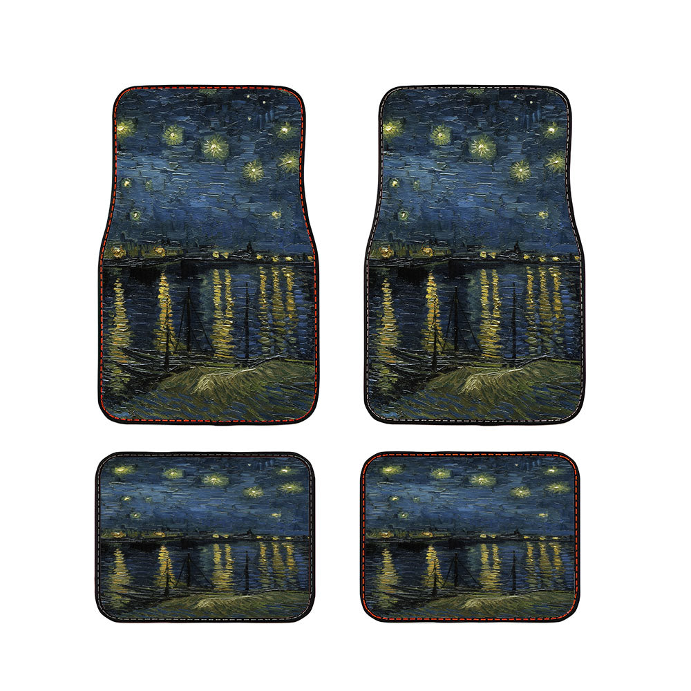Starry Night Van Gogh Car Floor Mats Accessories