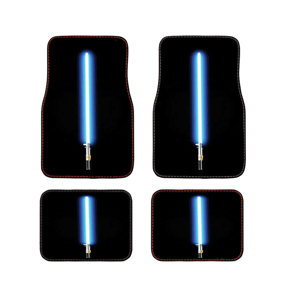 Stars Wars Lightsaber Blue Car Floor Mats Accessories