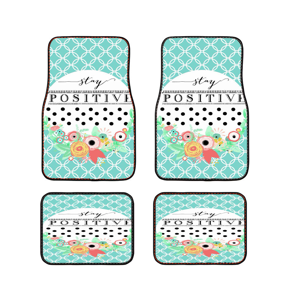 Stay Positive Car Floor Mats Accessories
