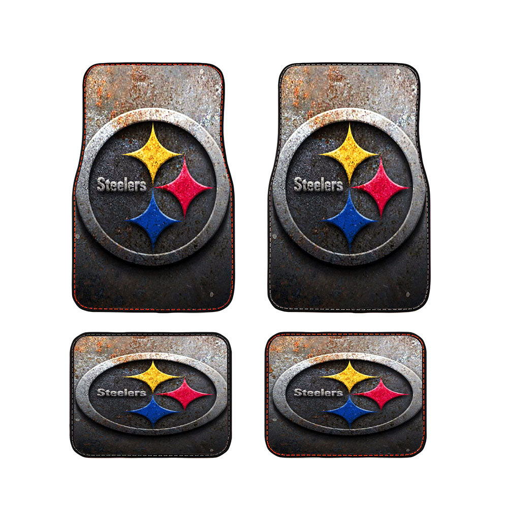 Steelers Logo Car Floor Mats Accessories