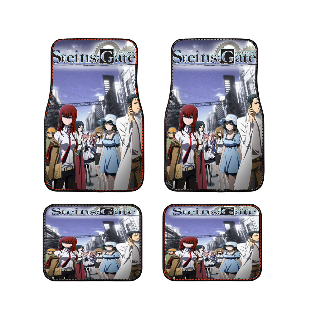 Stein'S Gate Car Floor Mats Accessories
