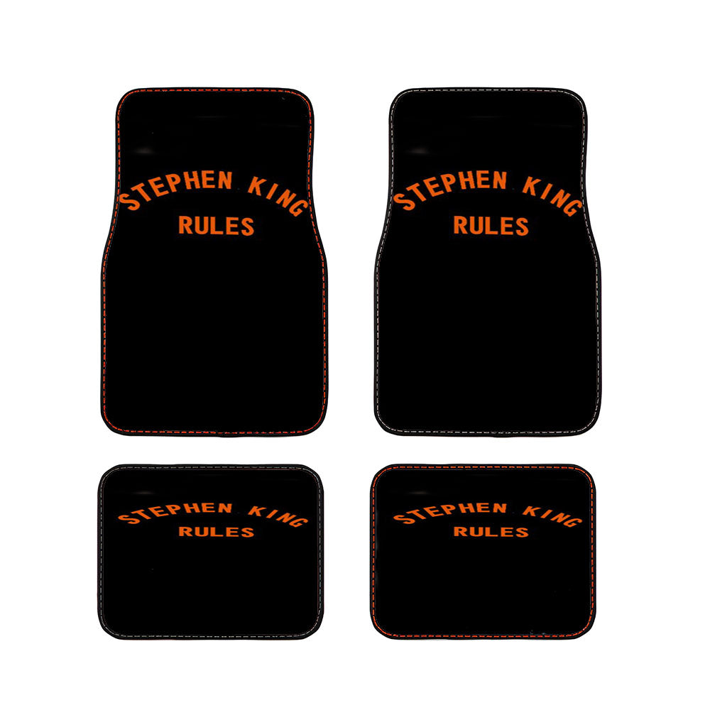 Stephen King Retro Horror Books Movies Car Floor Mats Accessories