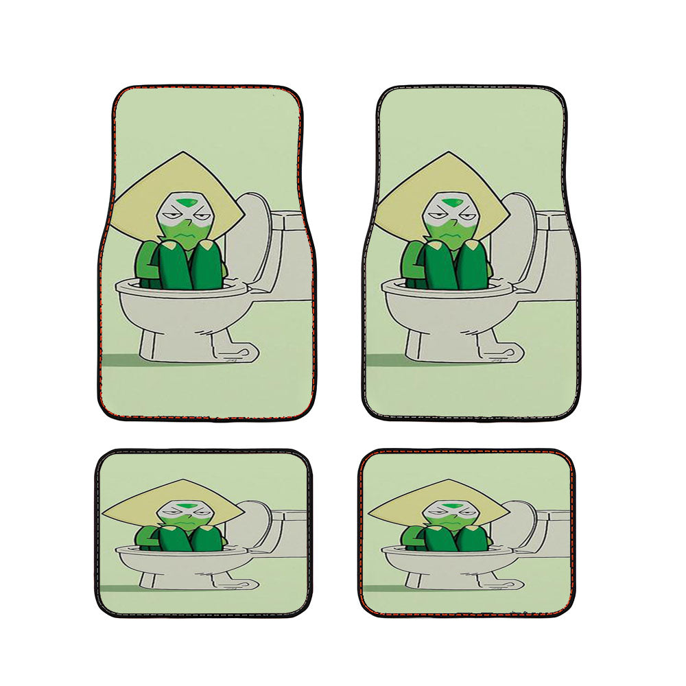 Steven Universe Peridot In The Toilet Car Floor Mats Accessories