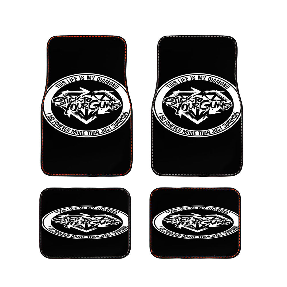 Stick To Your Guns Logo Car Floor Mats Accessories