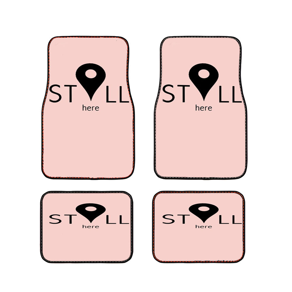 Still Here Pink Car Floor Mats Accessories