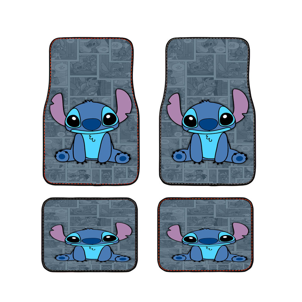 Stitch Comic Car Floor Mats Accessories