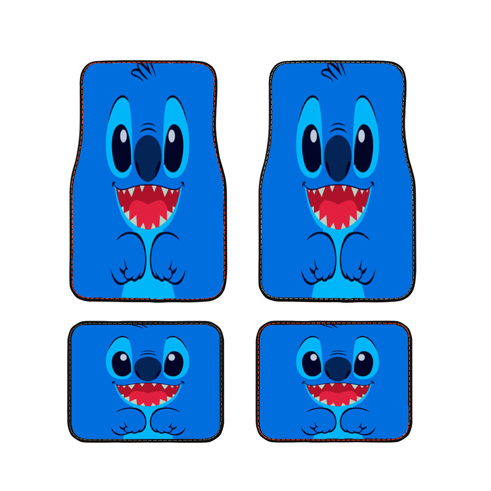 Stitch Vector Car Floor Mats Accessories
