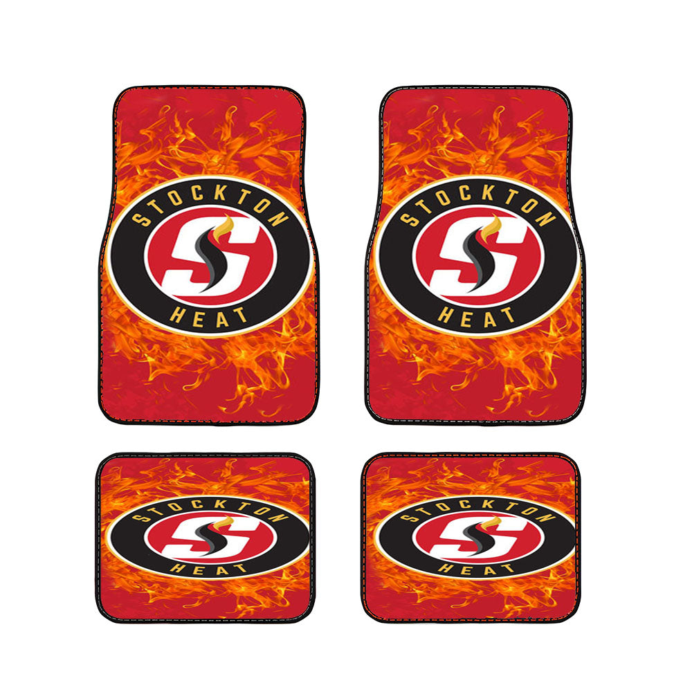 Stockton Heat Flame Car Floor Mats Accessories