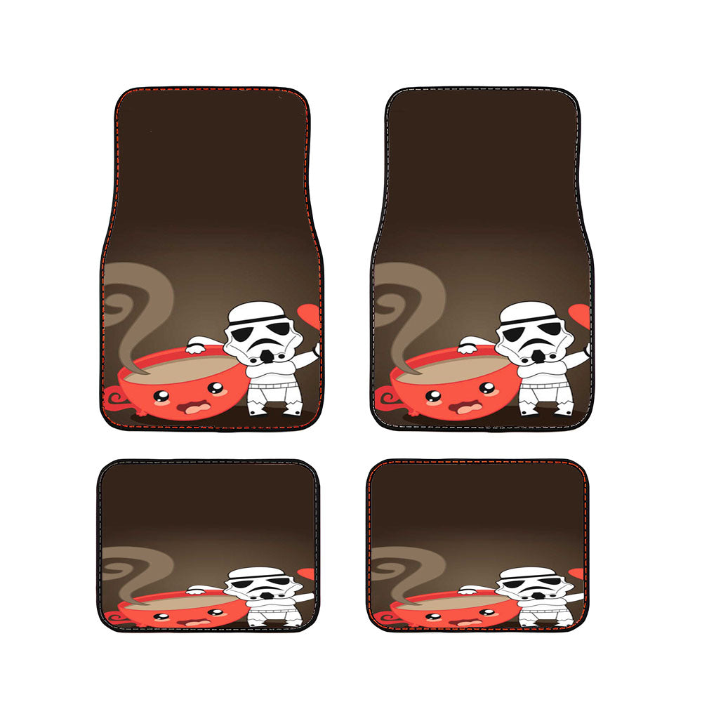 Stormtroopers Loves Coffee Car Floor Mats Accessories