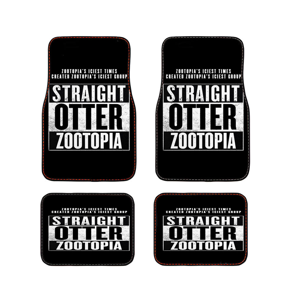 Straight Otter Zootopia Car Floor Mats Accessories