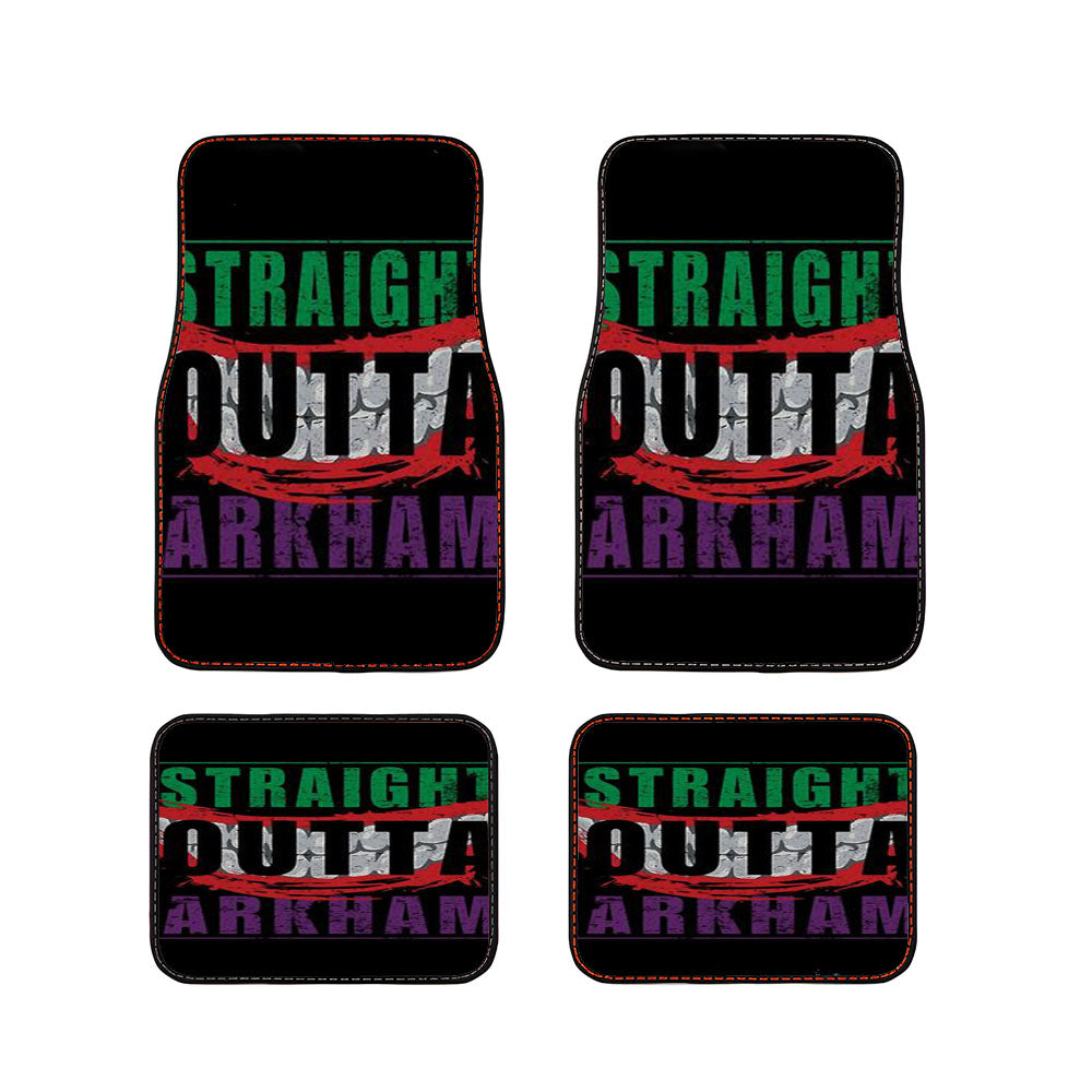 Straight Outta Arkham Car Floor Mats Accessories
