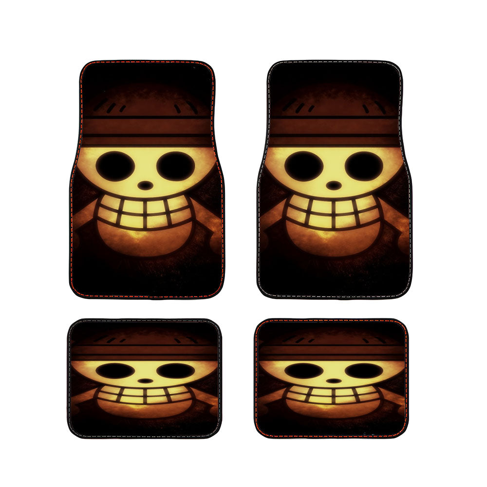Straw Hat Pirate Logo Car Floor Mats Accessories