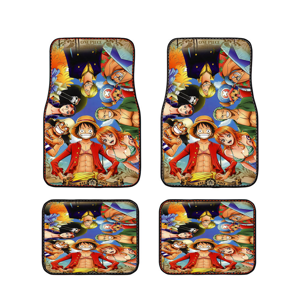 Straw Hat Pirates Car Floor Mats Accessories
