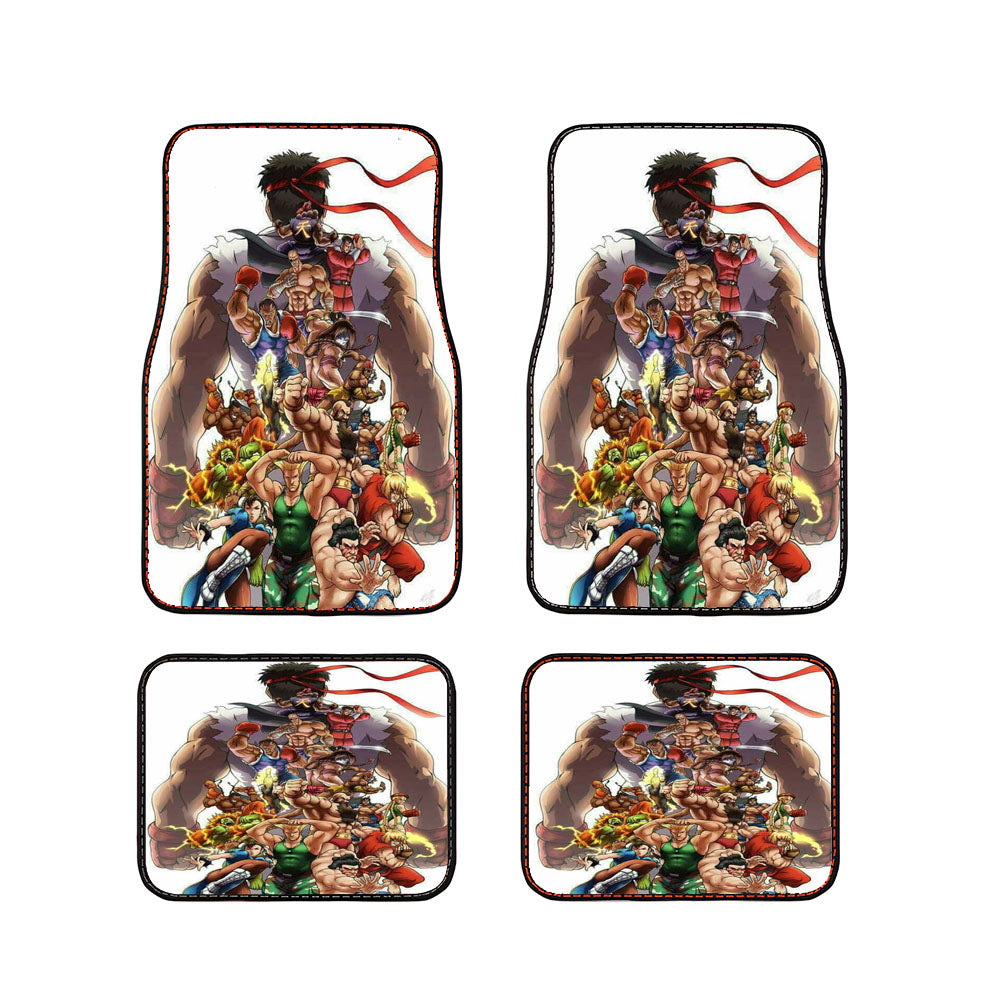 Street Fighter Character Car Floor Mats Accessories