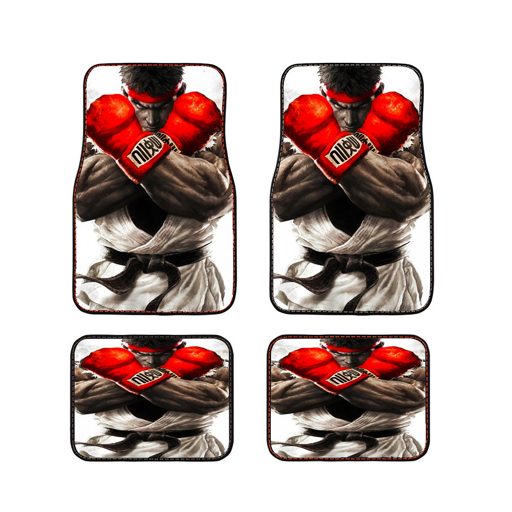 Street Fighter V Ryu Car Floor Mats Accessories
