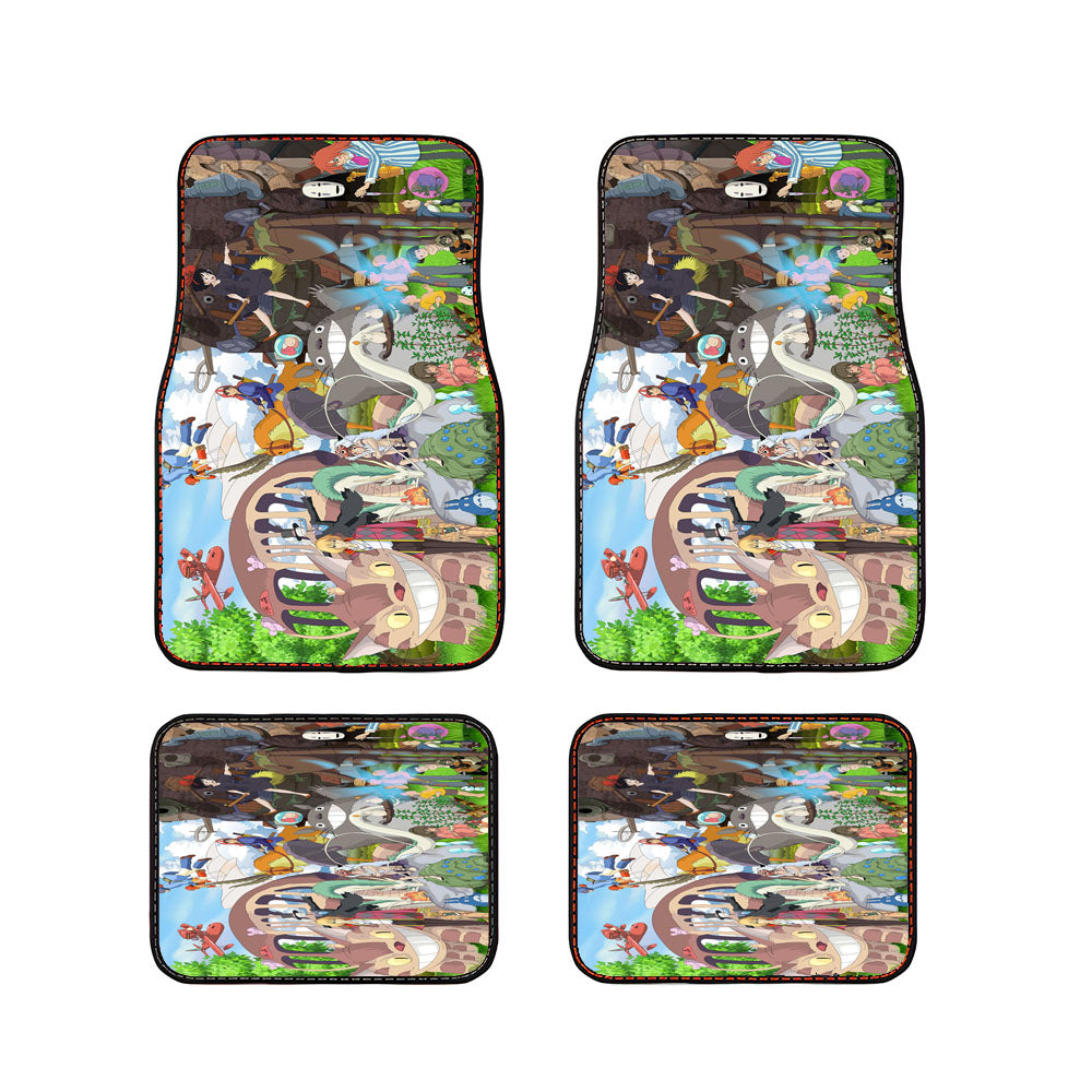 Studio Ghibli Characters Car Floor Mats Accessories