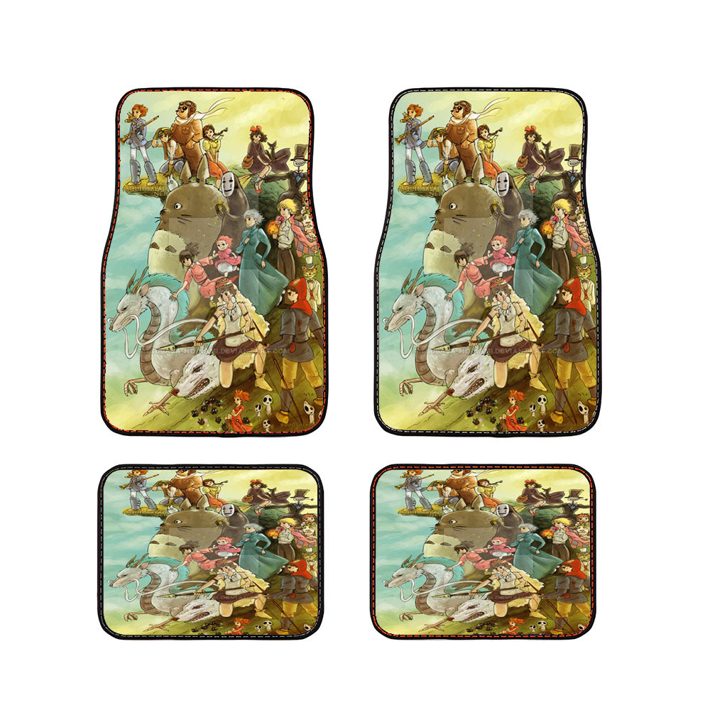 Studio Ghilbli Cartoon Car Floor Mats Accessories