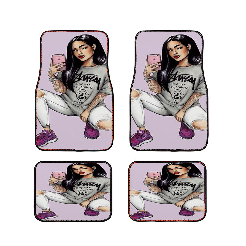Stussy Girl Car Floor Mats Accessories