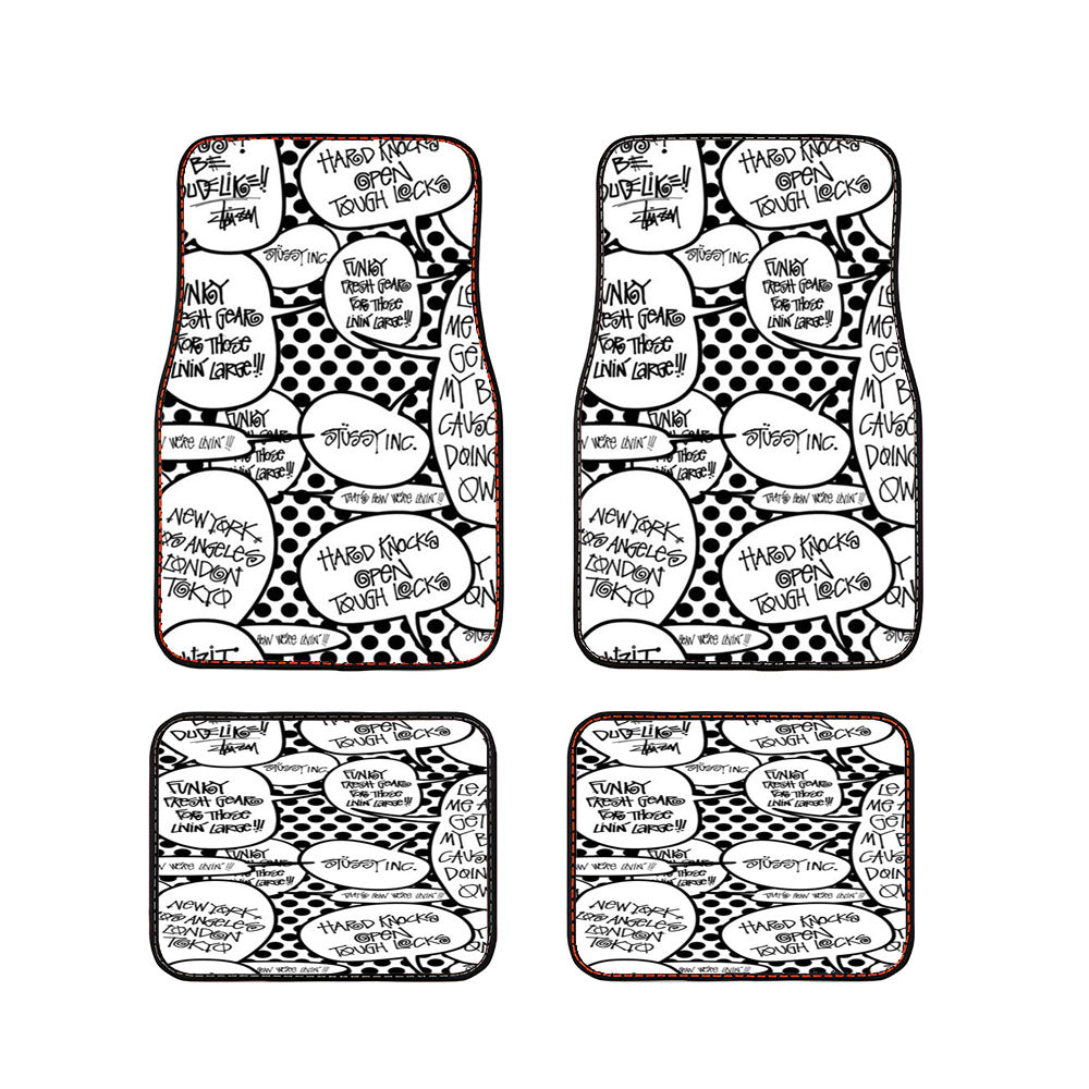 Stussy Inc Car Floor Mats Accessories