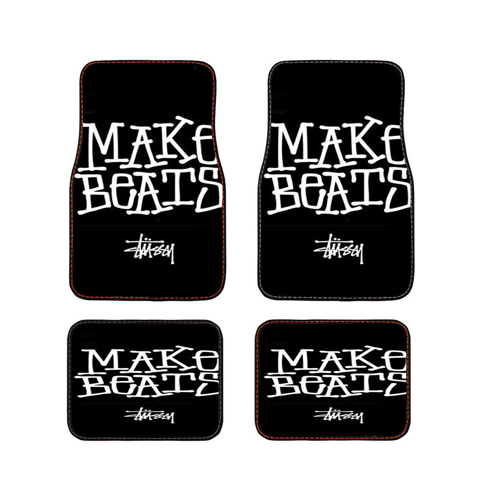 Stussy Make Beats Car Floor Mats Accessories