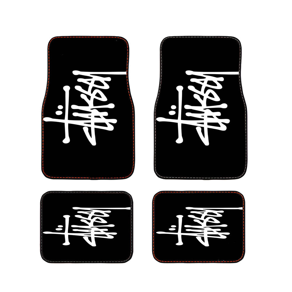 Stussy White Car Floor Mats Accessories