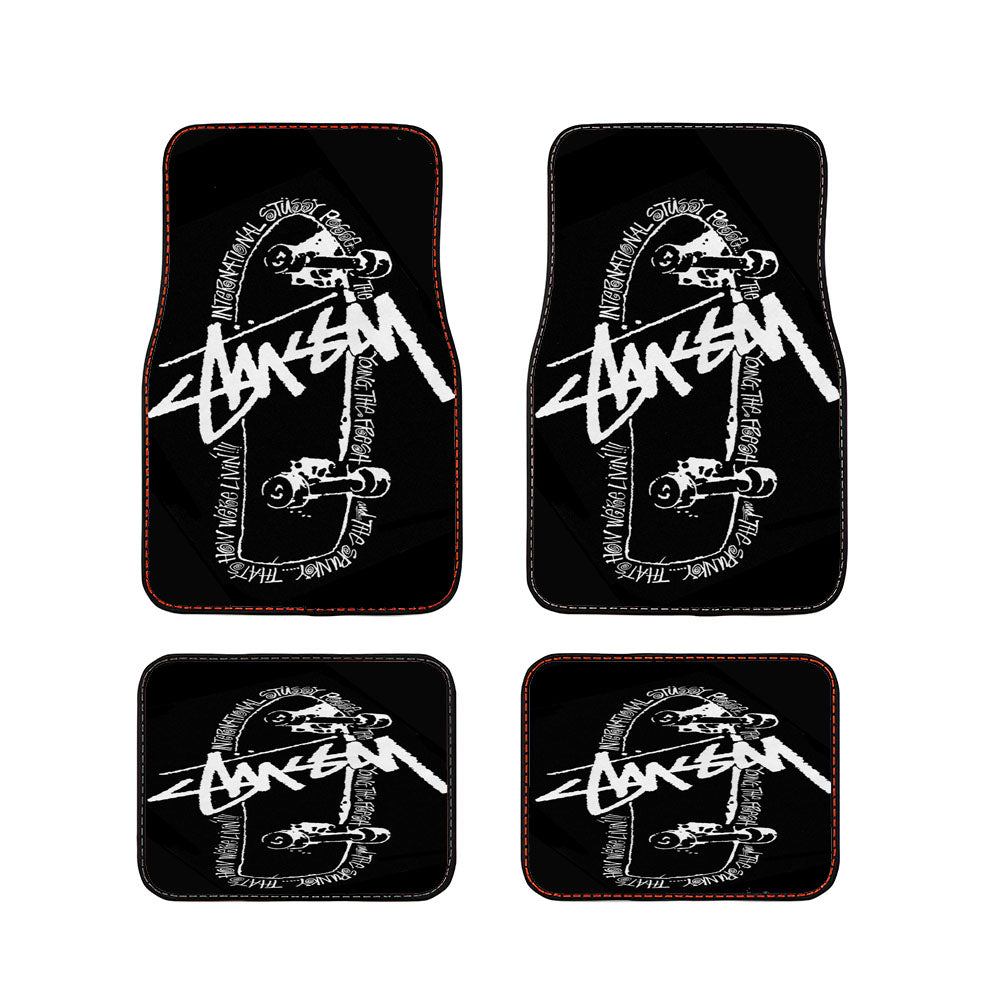 Stussy World Tour Car Floor Mats Accessories