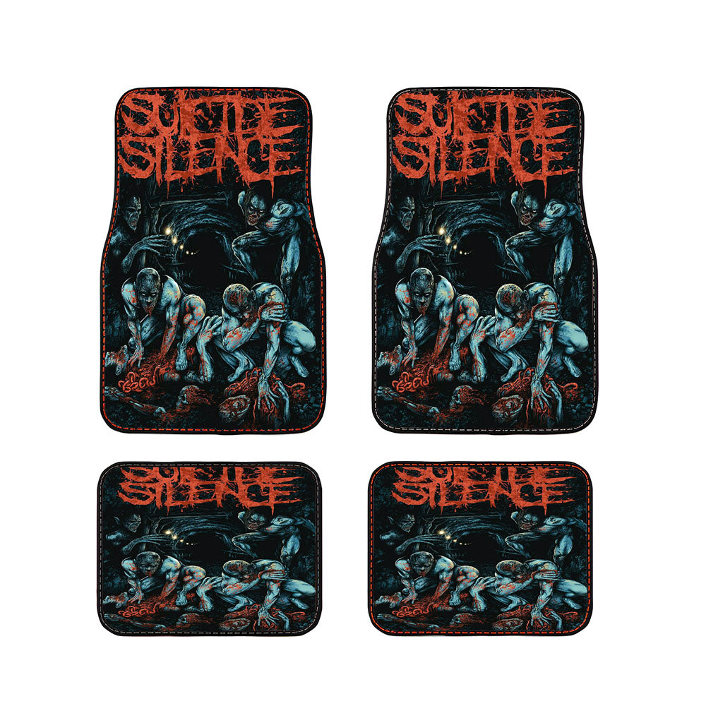 Sucide Silence Poster Art Car Floor Mats Accessories