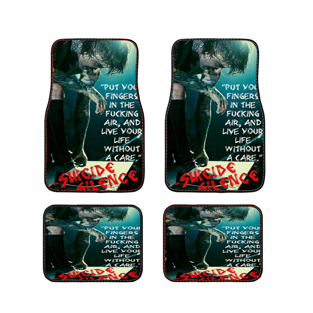 Suicide Silence Put Your Fingers Car Floor Mats Accessories