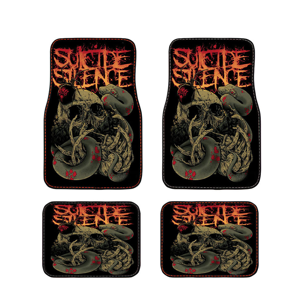 Suicide Silence Skull Art Car Floor Mats Accessories