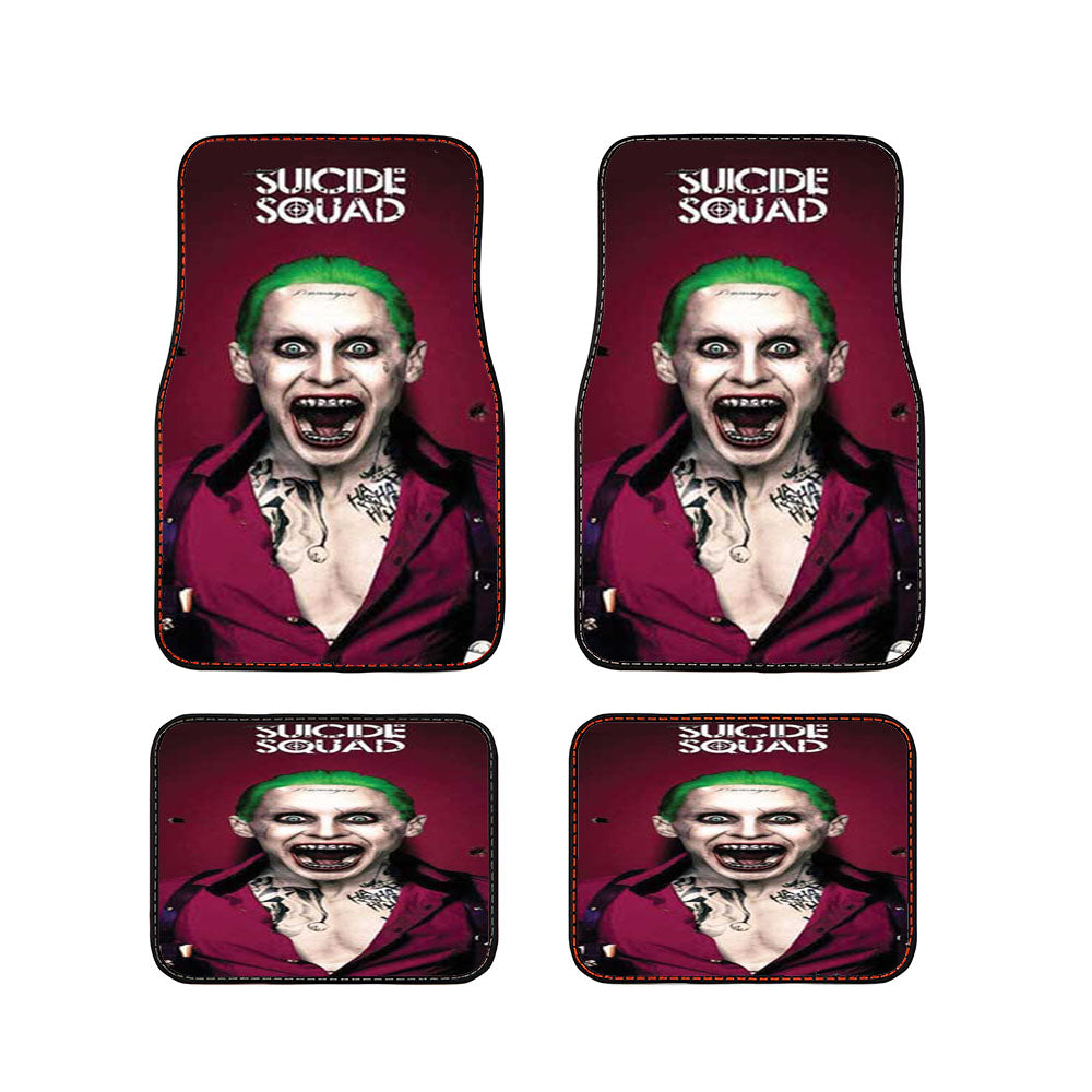 Suicide Squad Joker Scream Car Floor Mats Accessories