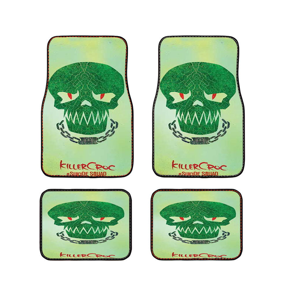 Suicide Squad Killer Croc Pop Art Car Floor Mats Accessories