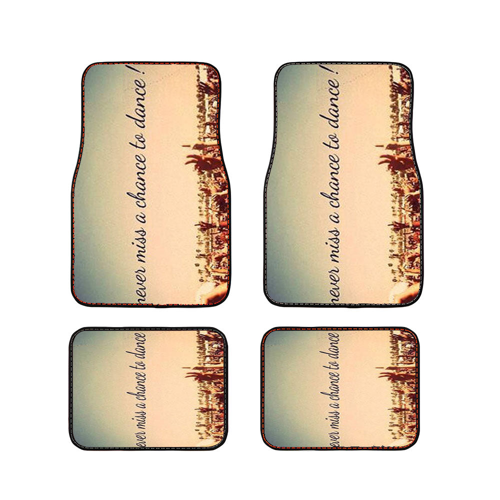 Summer Dance Cute Saying Car Floor Mats Accessories