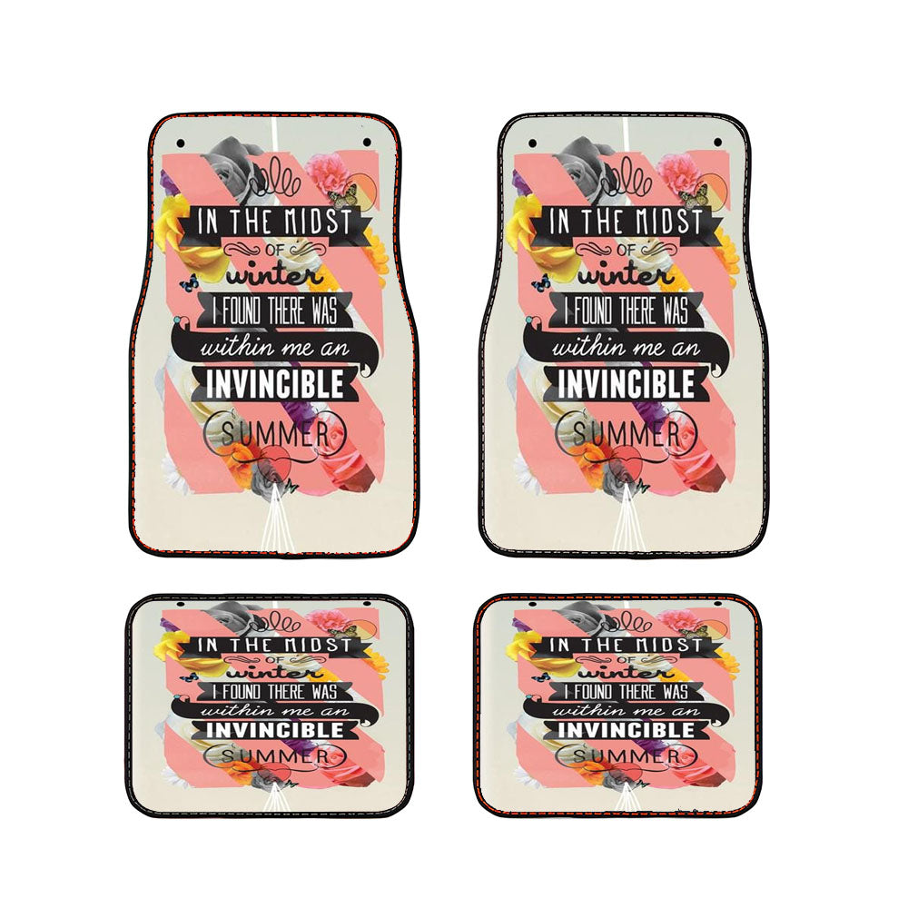 Summer Quotes Car Floor Mats Accessories
