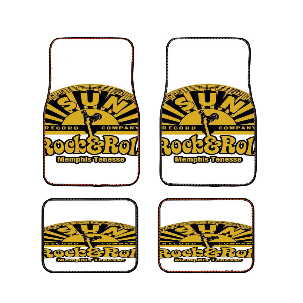 Sun Record Rock And Roll Memphis Tenesse Car Floor Mats Accessories