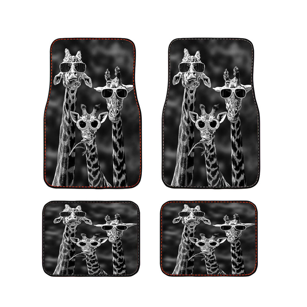 Sunglasses Giraffe Car Floor Mats Accessories
