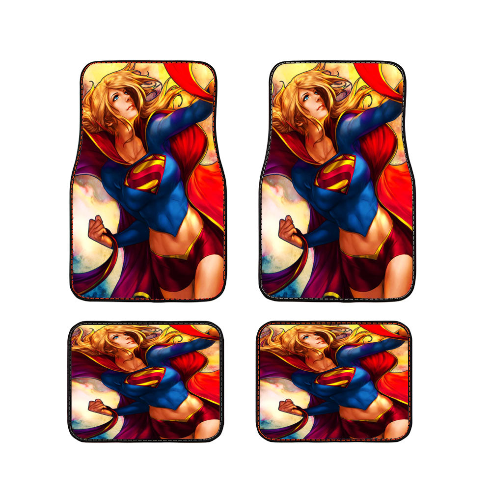 Super Girl Car Floor Mats Accessories