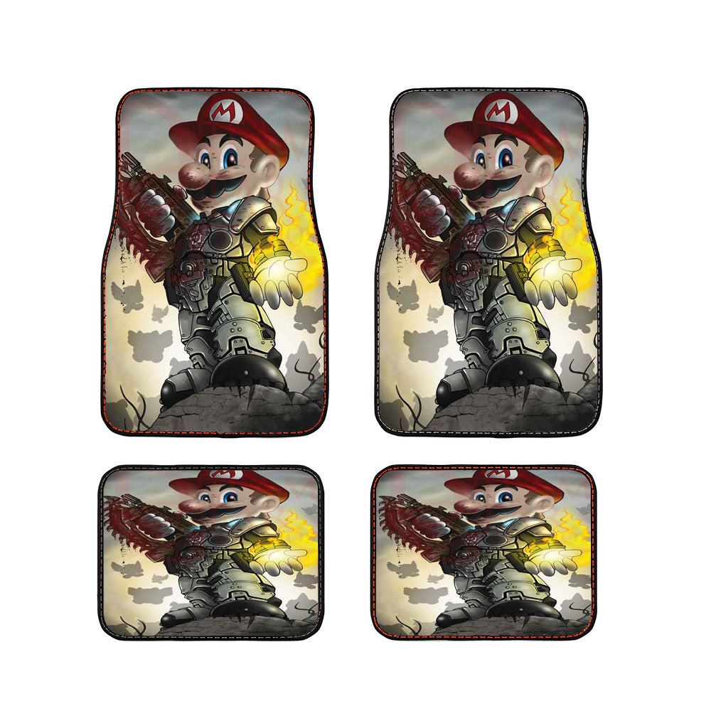 Super Mario Gears Of War Car Floor Mats Accessories