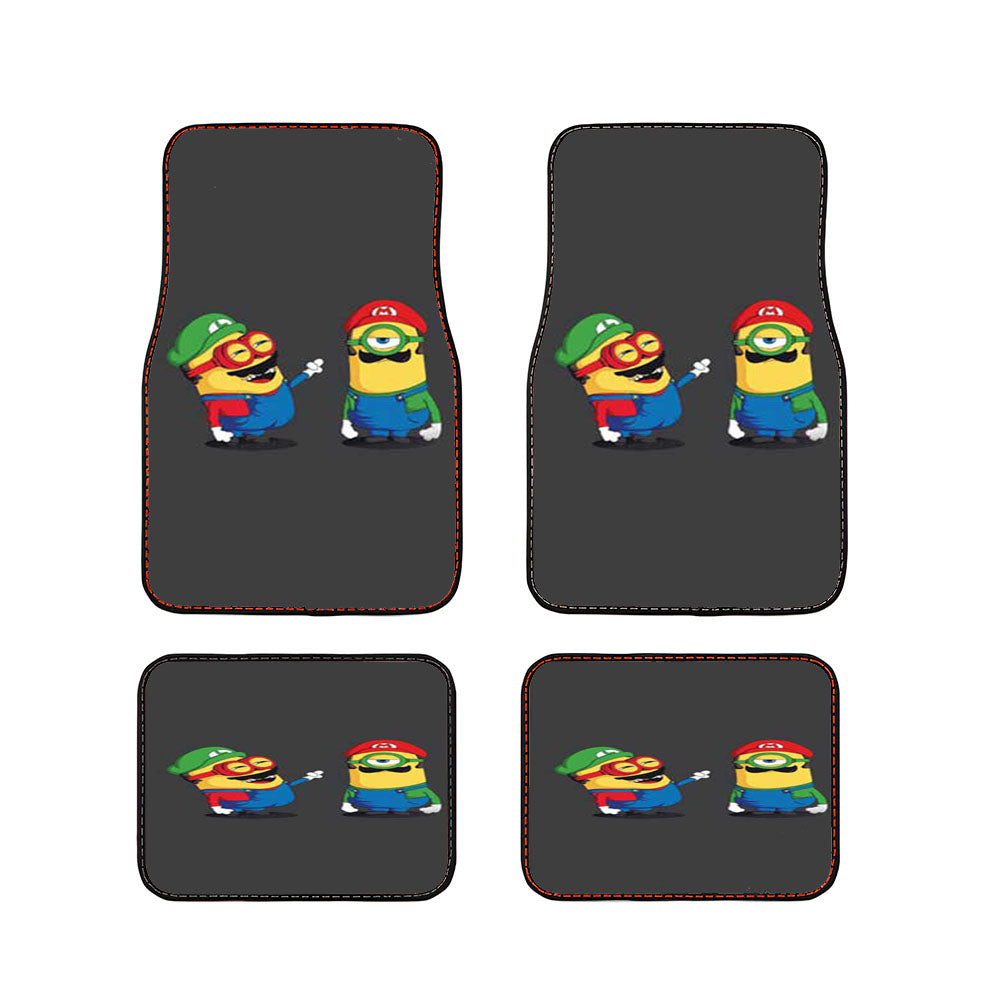 Super Mario Minions Car Floor Mats Accessories
