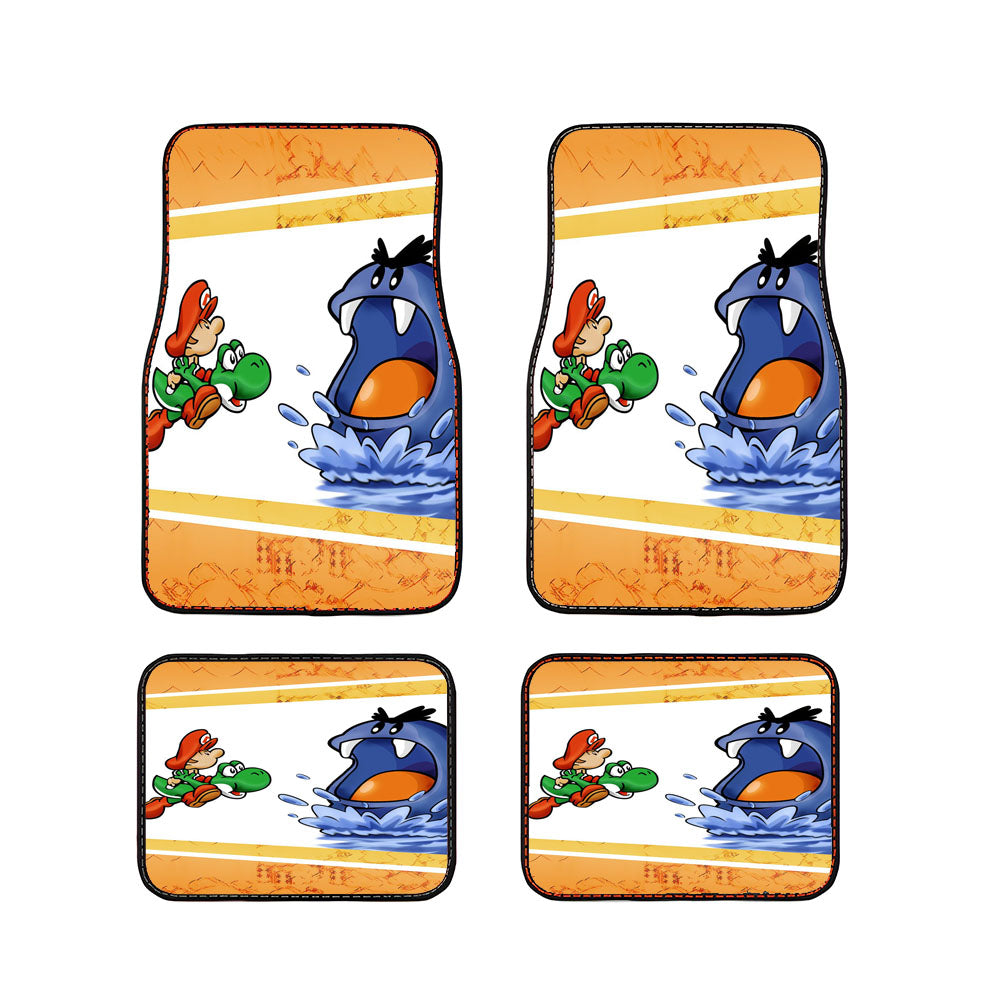 Super Mario World Yoshis Isla Car Floor Mats Accessories