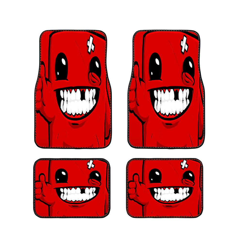 Super Meat Boy Car Floor Mats Accessories