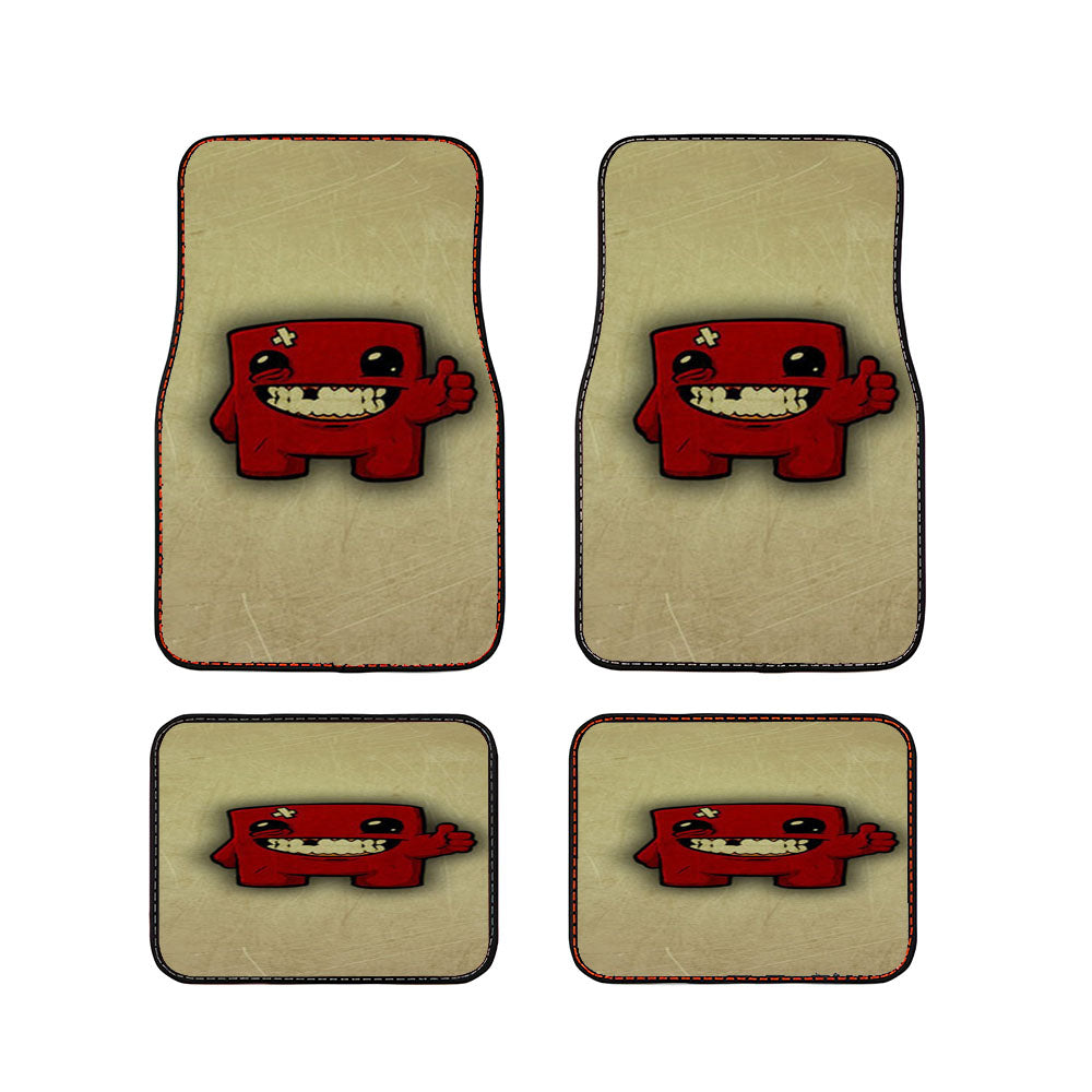 Super Meat Boy Ok Car Floor Mats Accessories