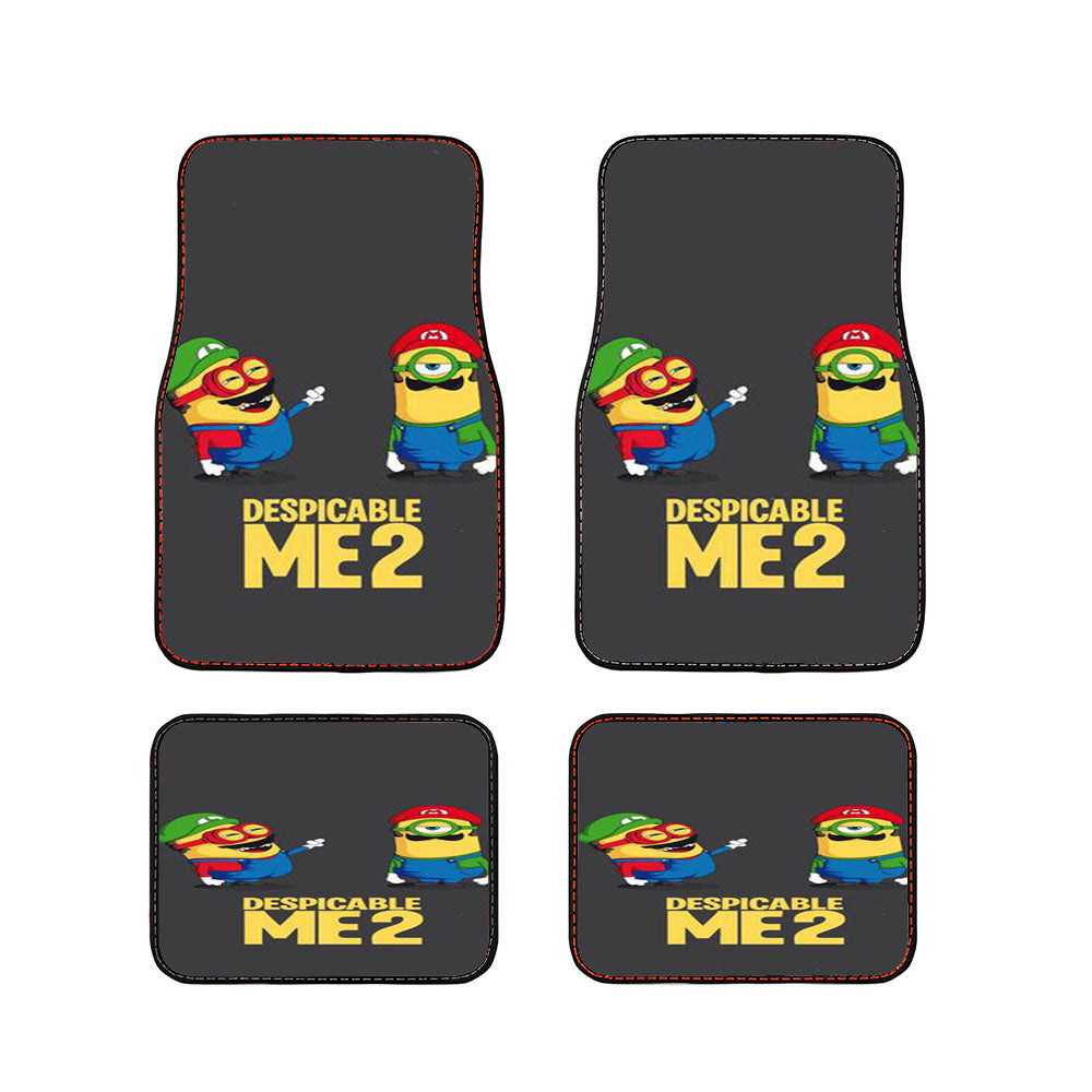 Super Minion Bros Car Floor Mats Accessories