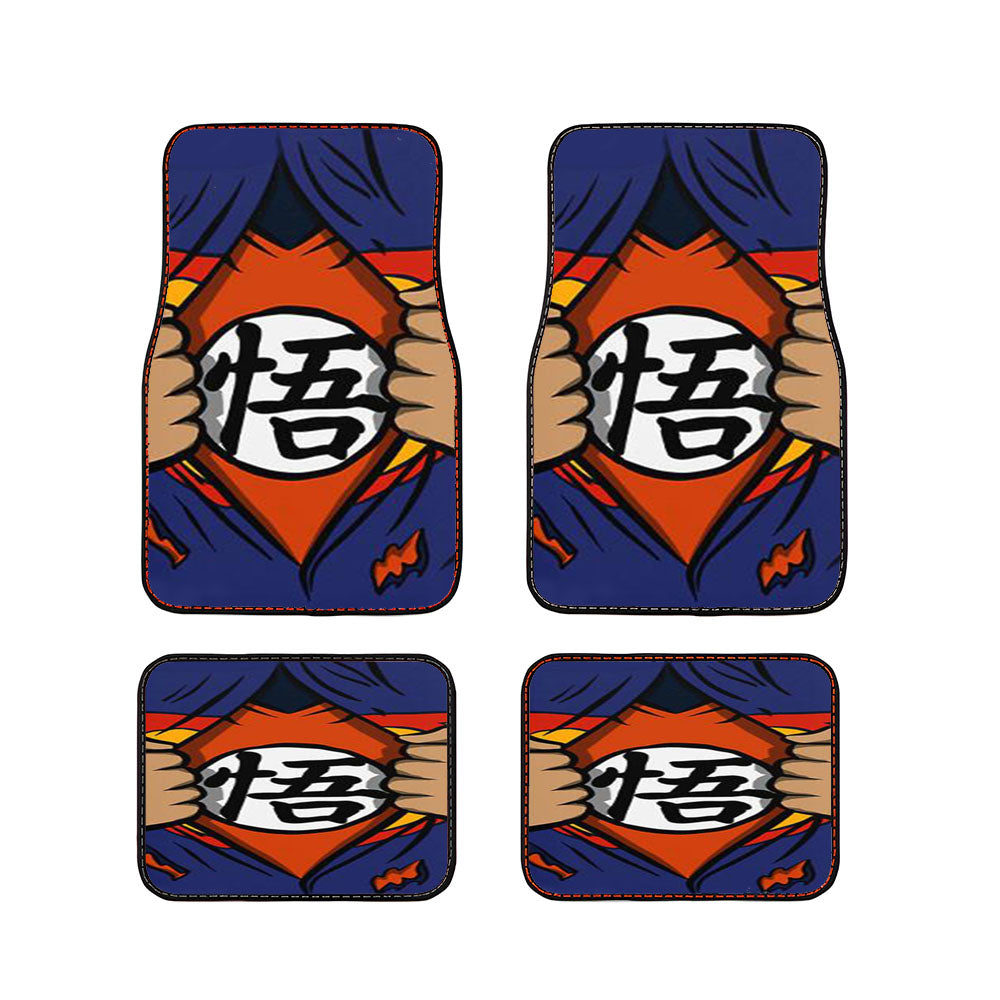 Super Saiyan Man Car Floor Mats Accessories