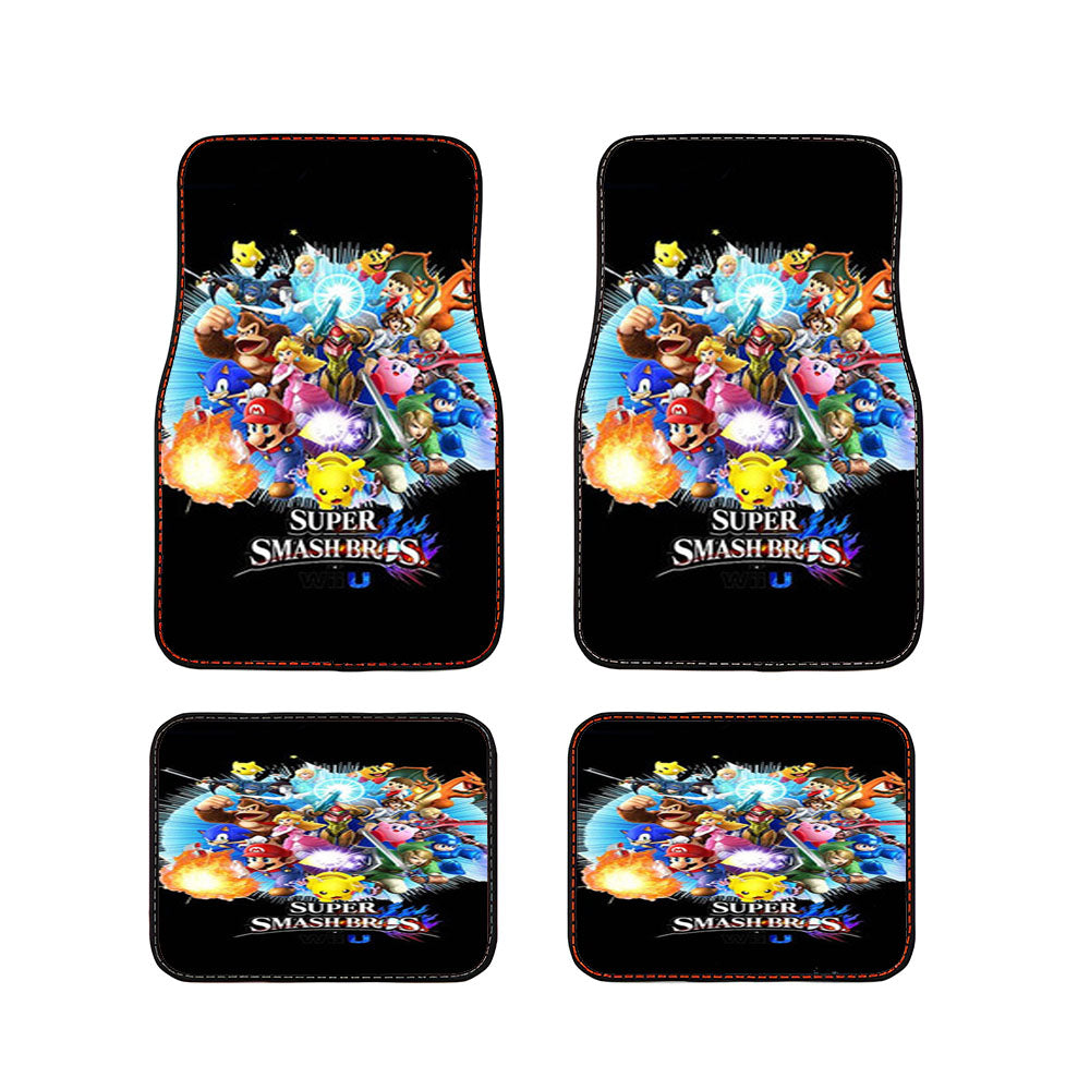 Super Smash Bros Wiiu Car Floor Mats Accessories