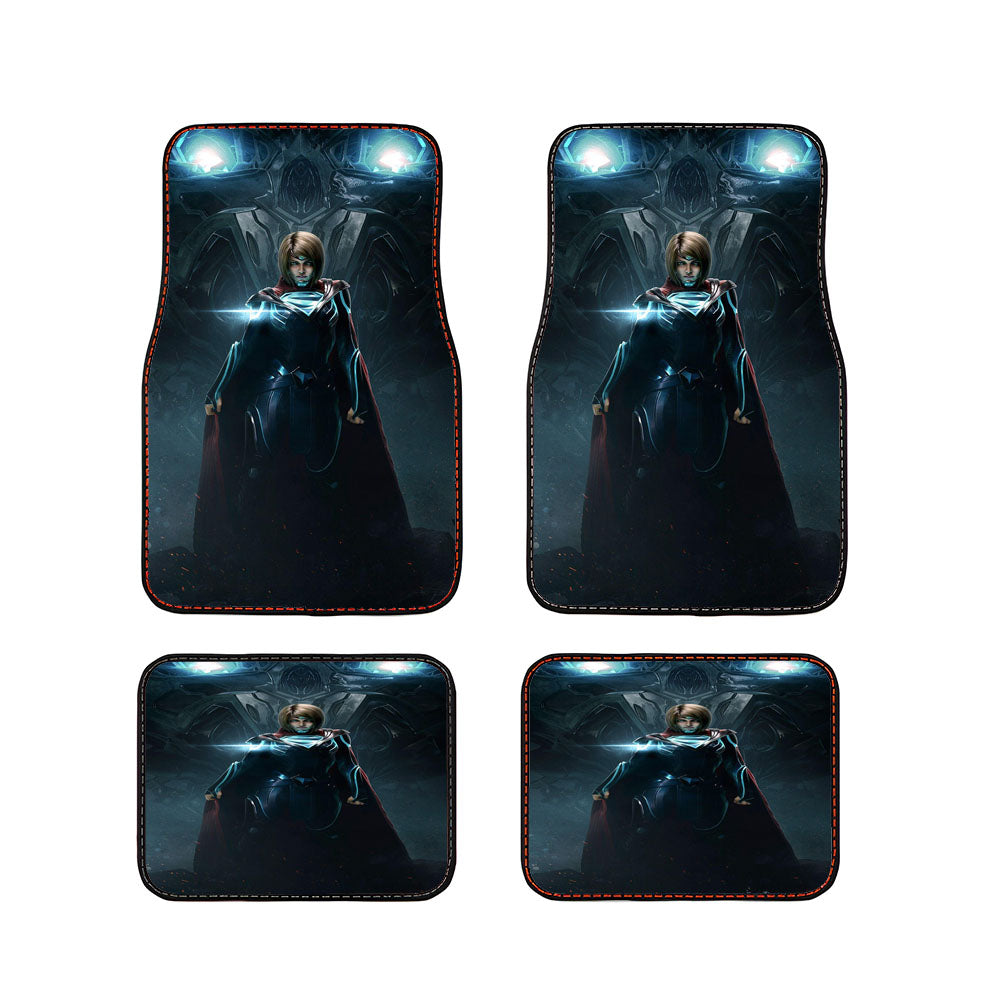 Supergirl Injustice Wallpape Car Floor Mats Accessories