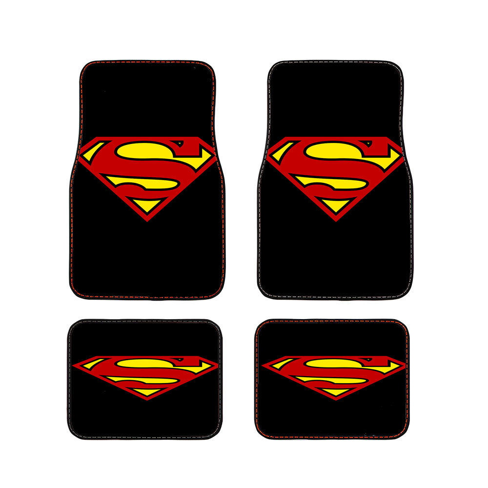 Superhero Superman Car Floor Mats Accessories