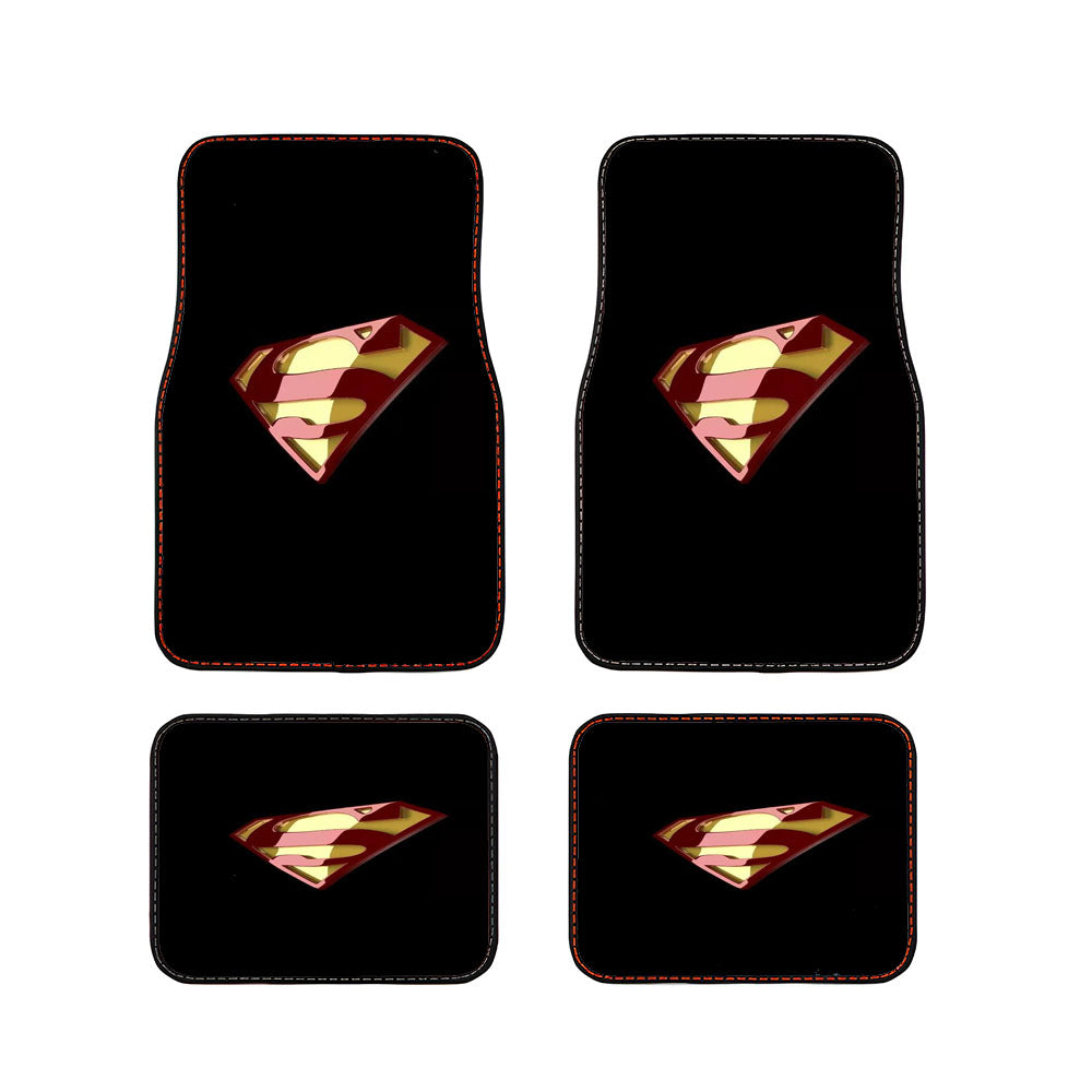 Superman Logo D Car Floor Mats Accessories