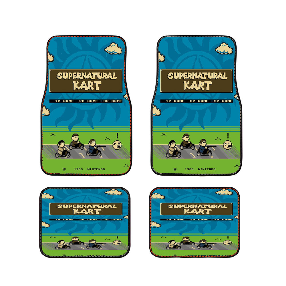Supernatural Kart Car Floor Mats Accessories
