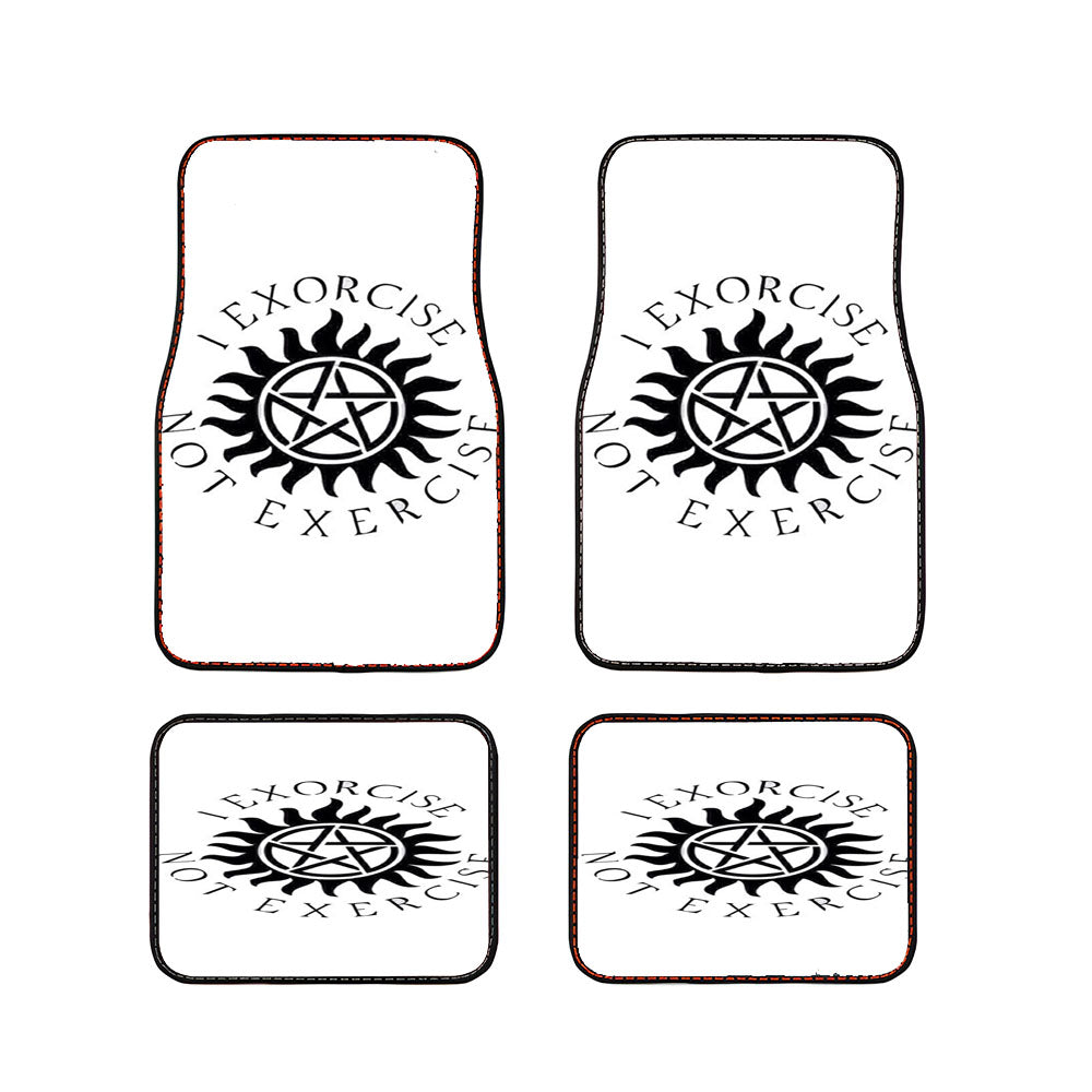 Supernatural Logo Horror Car Floor Mats Accessories
